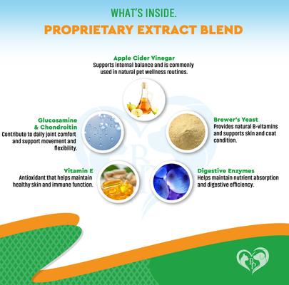 Oral Flea & Tick Support Multivitamin Supplement for Dogs & Cats, 60-ml bottle