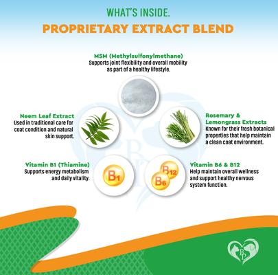 Oral Flea & Tick Support Multivitamin Supplement for Dogs & Cats, 60-ml bottle