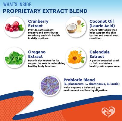 Natural Yeast Support for Skin & Coat, Healthy Inflammatory Balance in Dogs & Cats, 2-fl oz Bottle