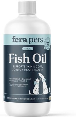 Fish Oil + Vitamin E Supplement for Dog & Cat, 8-fl oz bottle