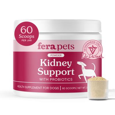 Kidney Support Powdered Supplement for Dogs, 2.1-oz jar