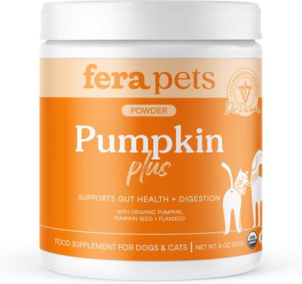 Pumpkin Plus USDA Organic Fiber Support for Dogs & Cats, 8-oz jar