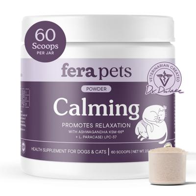 Fera Pets, Calming Support for Dogs and Cats. 60 scoops