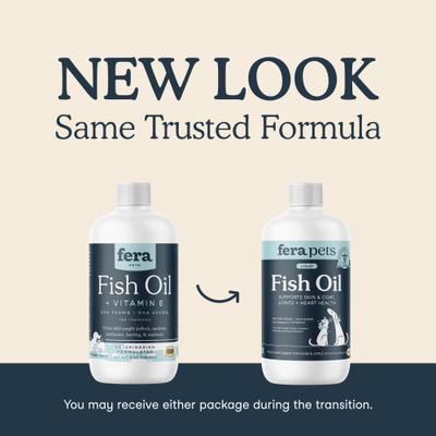 Fish Oil + Vitamin E Supplement for Dog & Cat, 8-fl oz bottle