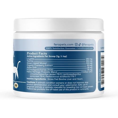 Fera Pets, Wellness Blend for Cats. 60 scoops
