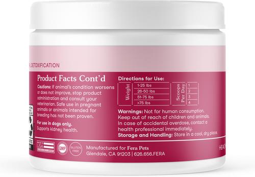 Kidney Support Powdered Supplement for Dogs, 2.1-oz jar