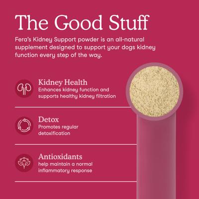 Fera Pets, Kidney Support for Dogs. 60 scoops.
