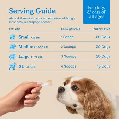 Fera Pets, Fresh Breath Dental Support for Dogs and Cats. 60 scoops