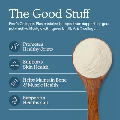 Collagen Plus Powder Joint Supplement for Dogs & Cats, 4.23-oz pouch