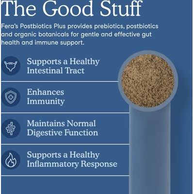 Fera Pets, Postbiotics Plus for Dogs and Cats. 120 scoops