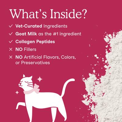 Skin & Coat Goat Milk Topper for Dogs & Cats, 6.34-oz pouch