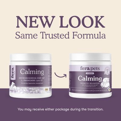 Calming Support Powder Supplement for Dogs & Cats, 2.5-oz jar