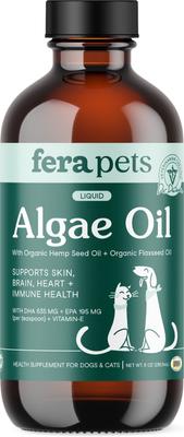 Algae Oil Vegan Omega-3s Supplement for Dogs & Cats, 8-fl oz bottle
