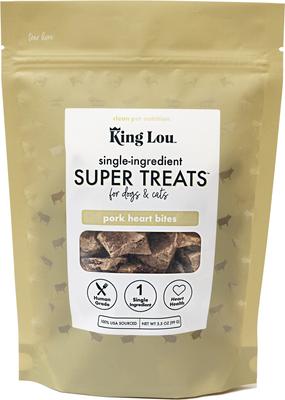 Pork Heart Bites Freeze-Dried Dog Treats, 3.5-oz bag