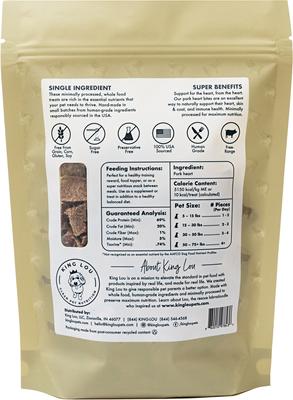 Pork Heart Bites Freeze-Dried Dog Treats, 3.5-oz bag