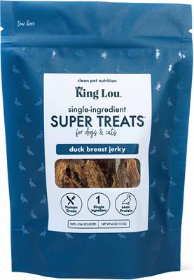 Duck Breast Jerky Dog Treats, 4-oz bag