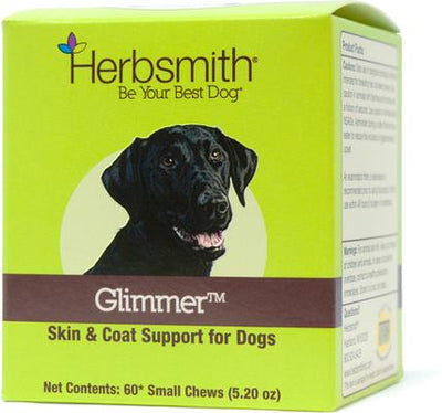 Glimmer Small Chew - Suplemento para piel y pelaje de perros (60 unidades)