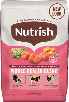 Whole Health Blend Real Salmon, Veggies & Brown Rice Recipe Gentle Digestion Dry Dog Food, 13-lb bag