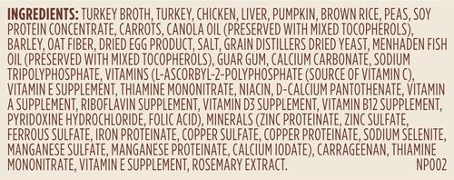 Whole Health Blend Chunks in Gravy Turkey, Brown Rice, Peas & Carrots Canned Dog Food, 13-oz can, case of 12