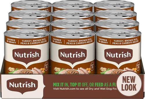 Comida húmeda para perros Whole Health Blend Chunks in Gravy, paquete variado, lata de 13 oz, 12 unidades