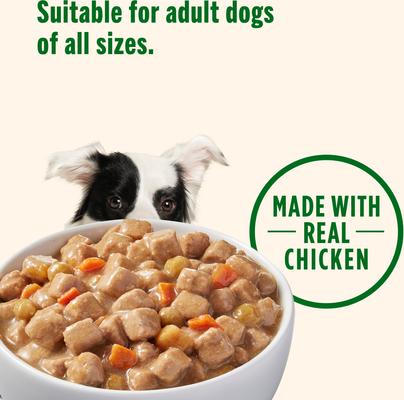Whole Health Blend Chunks in Gravy Real Chicken & Veggies Dog Wet Food, 13-oz can, 12 count