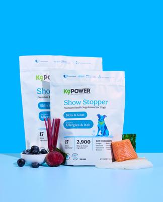 Show Stopper Healthy Coat & Skin Dog Supplement, 8-oz bag