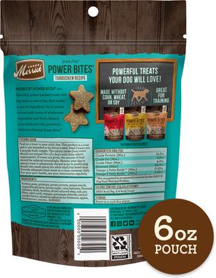 Power Bites Turducken Recipe Grain-Free Soft & Chewy Dog Treats, 6-oz bag