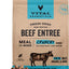 Comida para perros Crunchy Nibs, liofilizada, con carne cruda, para entrantes y mezclas, bolsa de 14 oz