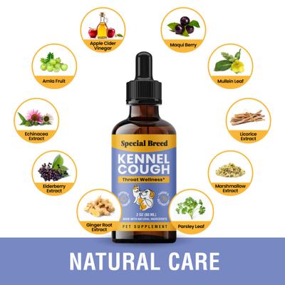 Respiratory & Cold Cough Supplement for Dogs & Cats, 2-fl oz bottle