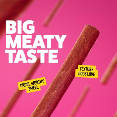 Zoomers Grain-Free Dry-Smoky Bacon Adult Crunchy Dog Treats, 22-oz tub