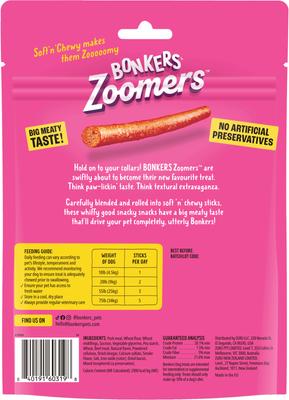Dog Zoomers Smoky Bacon Flavored Soft & Chewy Dog Treats, 5.6-oz bag, 1 count