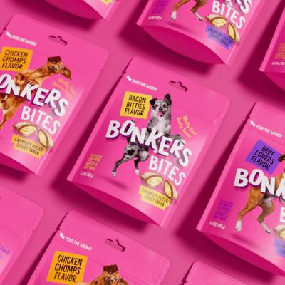 Dog Bites Bacon Bitties Flavored Crunchy Dog Treats, 5.3-oz bag, 1 count