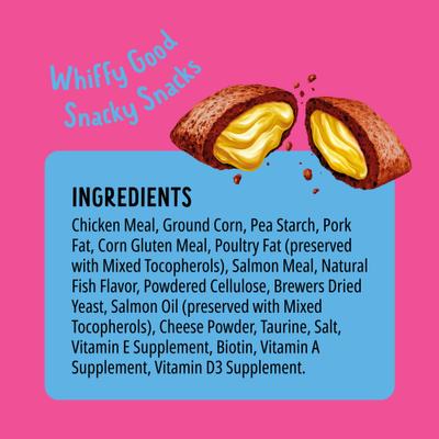 Golosinas crujientes para gatos Cat Pillows con sabor a salmón Supreme, bolsa de 6.3 oz, 1 unidad