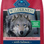 Bundle: Blue Buffalo Wilderness Variety Pack: Salmon Recipe Adult High-Protein Grain-Free Dry Food, 24-lb bag + Salmon & Chicken High-Protein Grain-Free Adult Canned Food, 12.5-oz, case of 12 + Trail Treats Grain-Free Salmon Biscuits Dog Treats, 24-oz bag