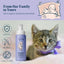 Champú seco para gatitos Pretty Kitty, aroma a lavanda y vainilla, botella de 6,75