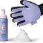 Pretty Kitty Dry Kitten Shampoo with Grooming Glove Kit, Lavender-Vanilla Scent, 6.75-oz bottle