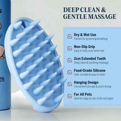 Good Scritches Only Anti-Itch Dog Shampoo with Brush Grooming Kit, 13.5-fl oz bottle