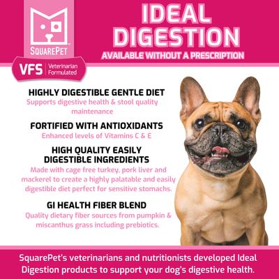 VFS Canine Ideal Digestion Formula Wet Dog Food, 13-oz can, case of 12