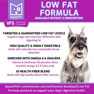 VFS Canine Low Fat Formula Wet Dog Food, 13-oz can, case of 12