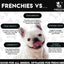 Frenchies vs Plaque & Tartar Powder Dental Supplement for Dogs, 5.10-oz jar