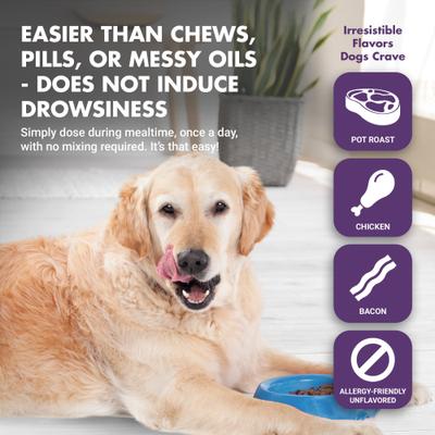 Calm & Content Support Pot Roast Flavor Liquid Calming Supplement for Dogs, 32-fl oz bottle