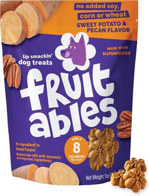 Bundle: Variety Pack - Fruitables Pumpkin & Banana Flavor Dog Treats, Pumpkin & Cranberry & Sweet Potato & Pecan Flavors
