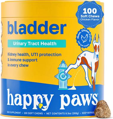 Bladder Health Soft Chews Supplement for Dogs, 100 count