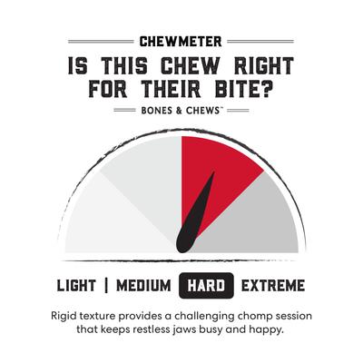 Made in USA Beef Flavored Filled Bone Dog Treats, 1 count