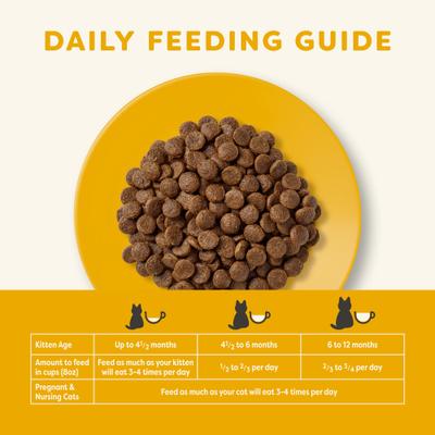 Bundle: Applaws Chicken Breast in Broth Wet Food, 2.47-oz can, case of 6 + Complete Chicken Recipe for Kittens Dry Cat Food, 4-lb bag, 1 count