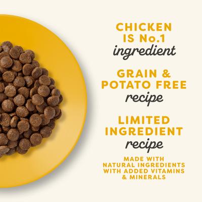 Bundle: Applaws Chicken Breast in Broth Wet Food, 2.47-oz can, case of 6 + Complete Chicken Recipe for Kittens Dry Cat Food, 4-lb bag, 1 count