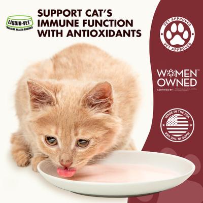 Feline Immune Booster Unflavored Liquid Supplement for Cats, 8-fl oz bottle