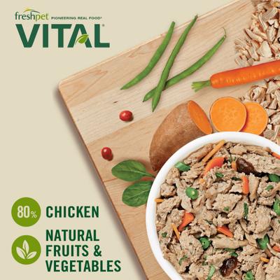 Bundle: Variety Pack - Freshpet Vital Multi Protein, 5.5-lb bag + Fresh Cuts Chicken Recipe Fresh Dog Food, 4.5-lb bag