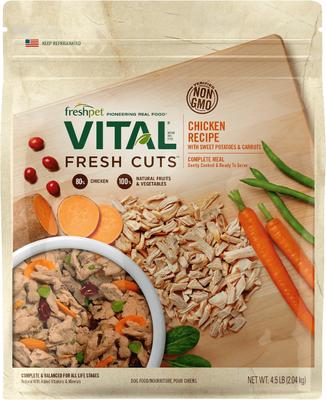 Bundle: Variety Pack - Freshpet Vital Multi Protein, 5.5-lb bag + Fresh Cuts Chicken Recipe Fresh Dog Food, 4.5-lb bag