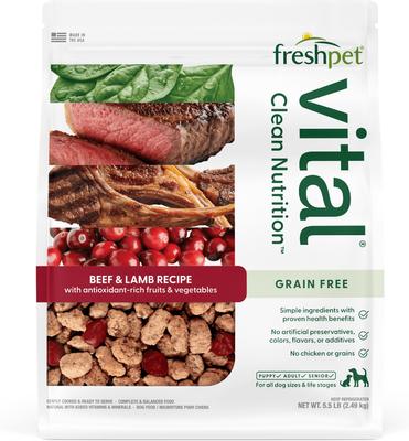 Vital Beef & Lamb Grain-Free Fresh Dog Food, 11-lb bundle